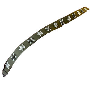 REBECCA Minkoff Purse strap Green Jeweled NWOT